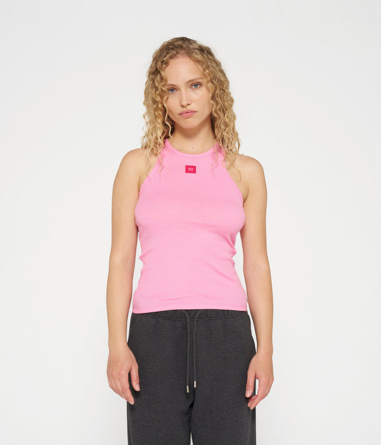 tank top rib | pink