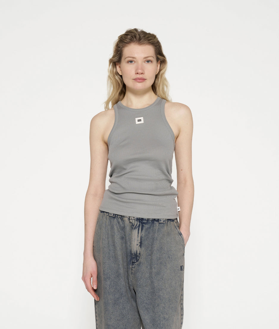 tank top rib | graphite