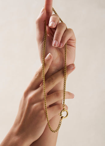 chain necklace gold | gold