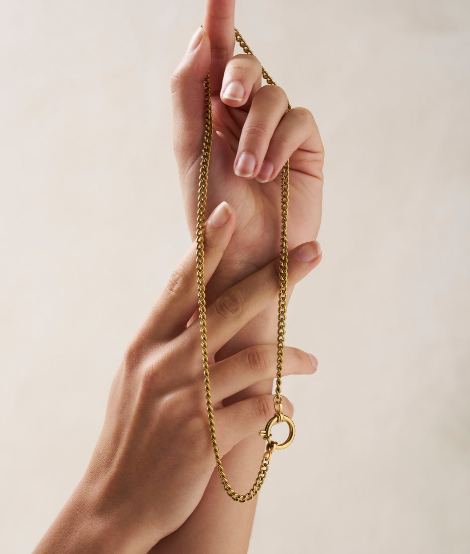 chain necklace gold | gold