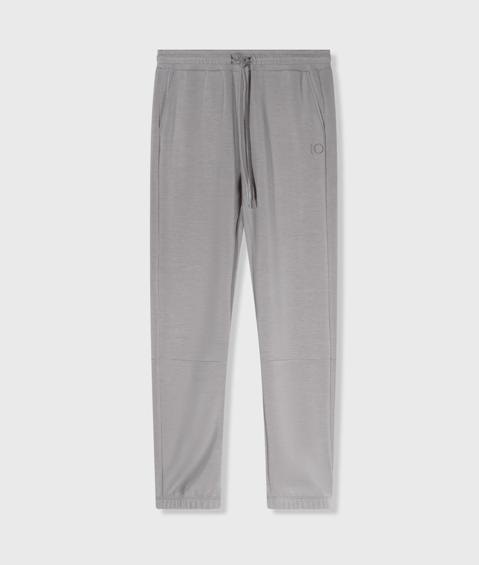 cropped jogger scuba | graphite