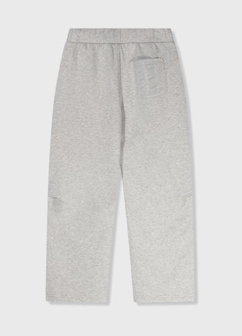 texture fleece jogger | light grey melee