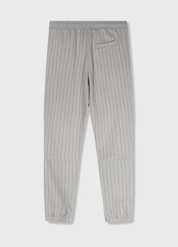 cropped jogger pinstripe | graphite