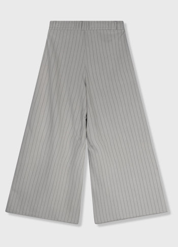 wide jogger pinstripe | graphite