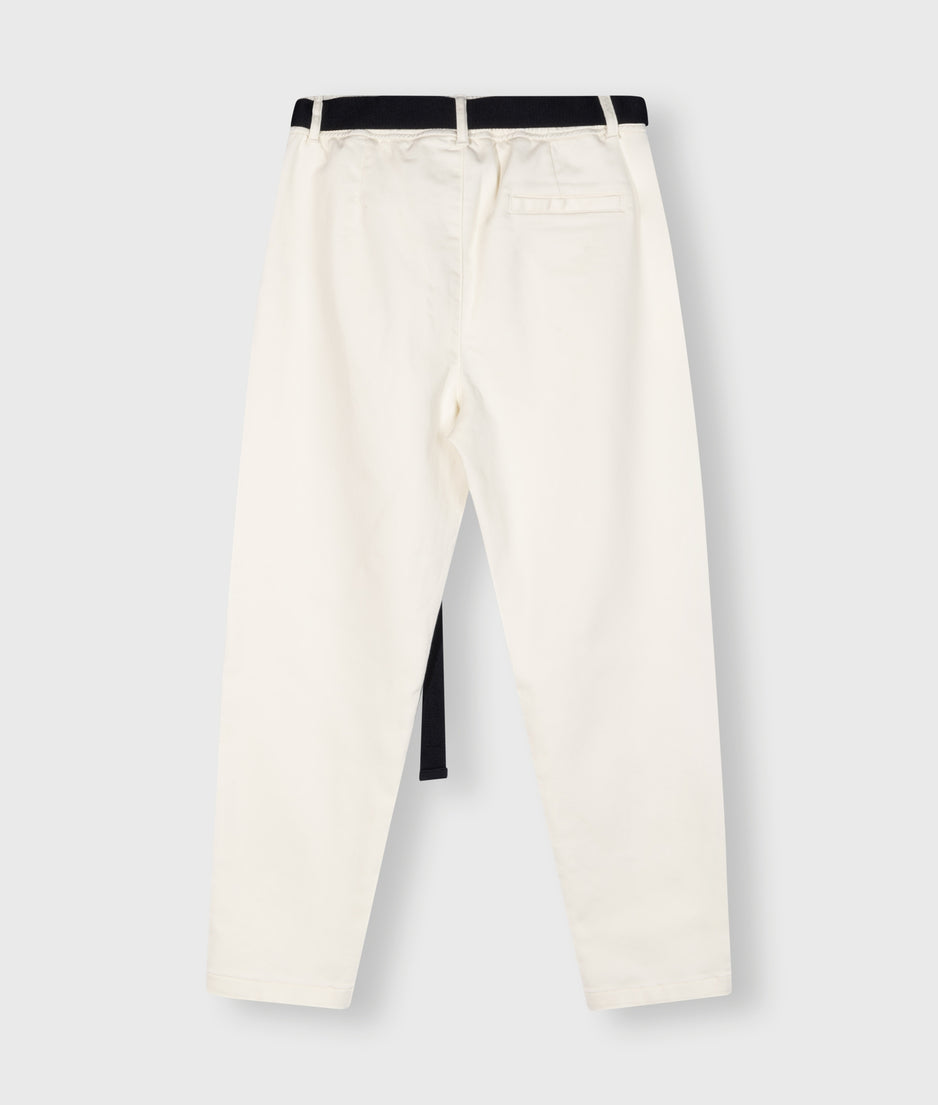 belted pants jog denim | light natural