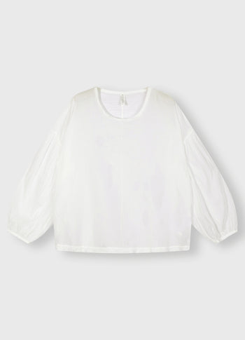 balloon sleeve blouse | ecru