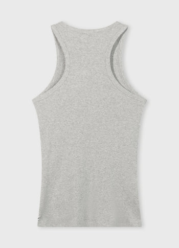 tank top rib | light grey melee