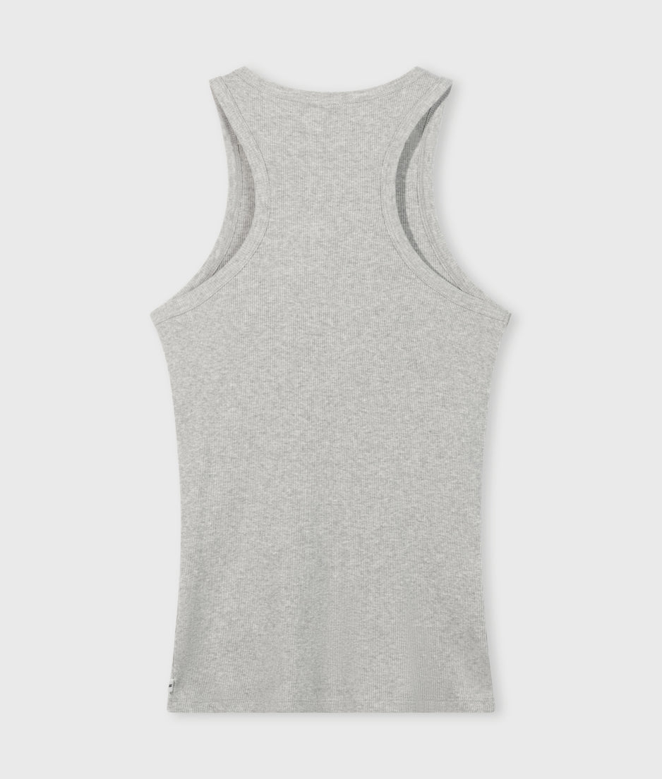 tank top rib | light grey melee