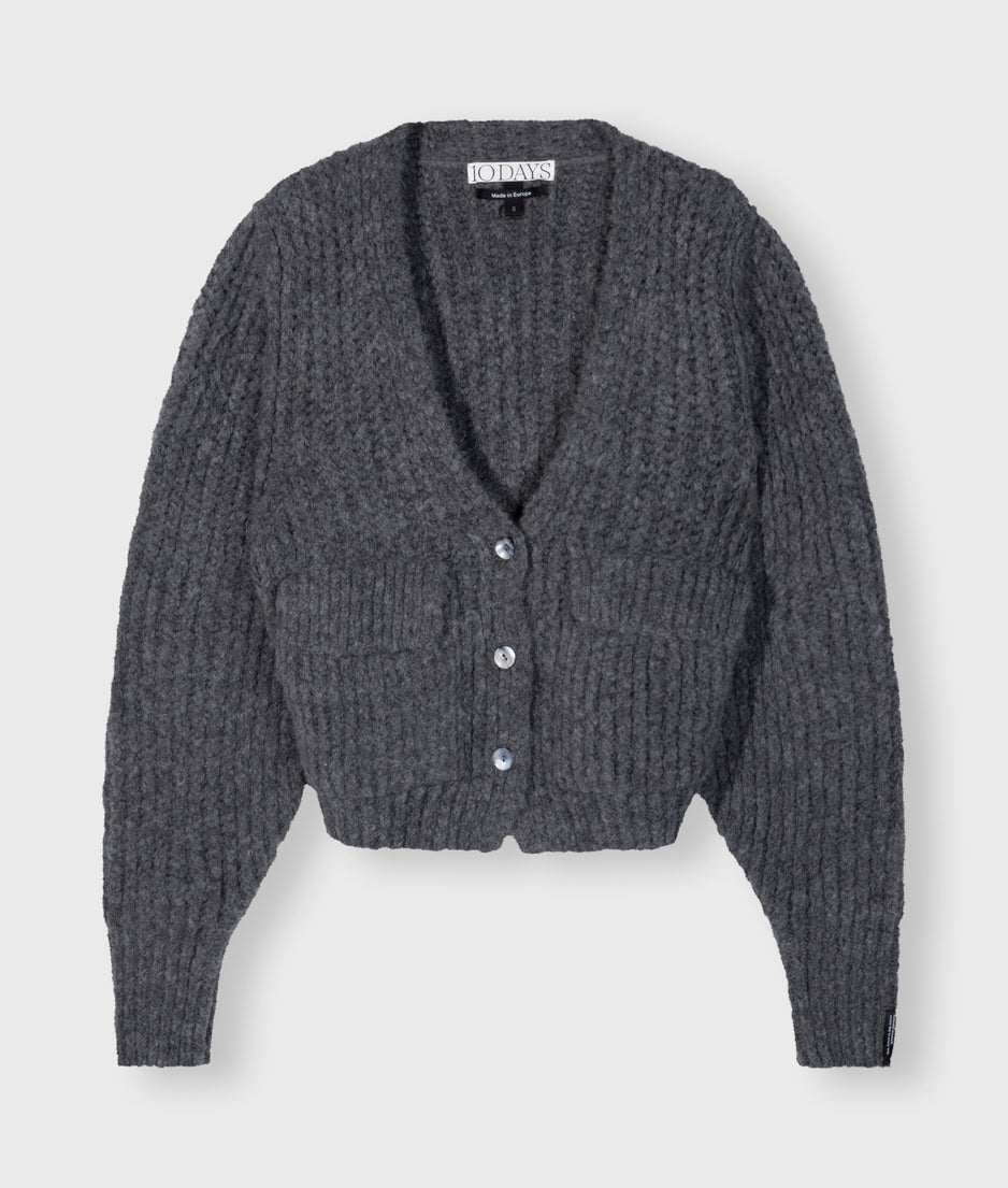 chunky knit cardigan | antra melee