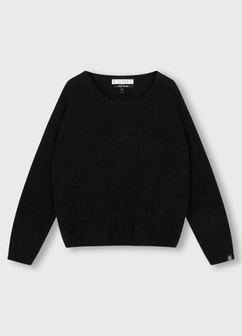 sweater soft knit | black