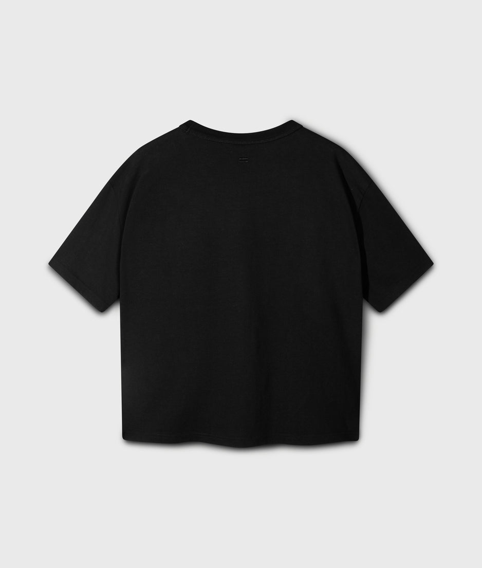 the tee pearls | black