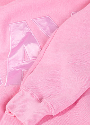 statement logo hoodie | pink