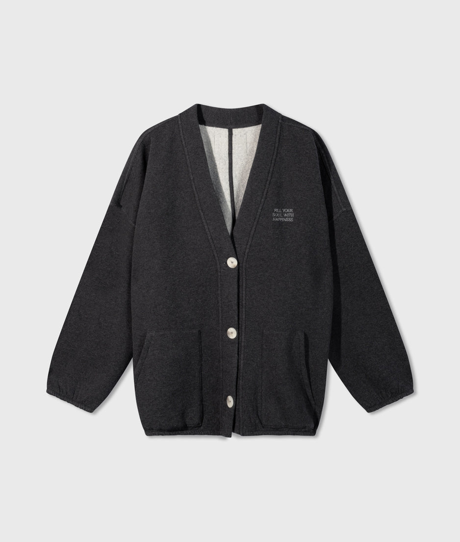 baseball cardigan fleece | antra melee