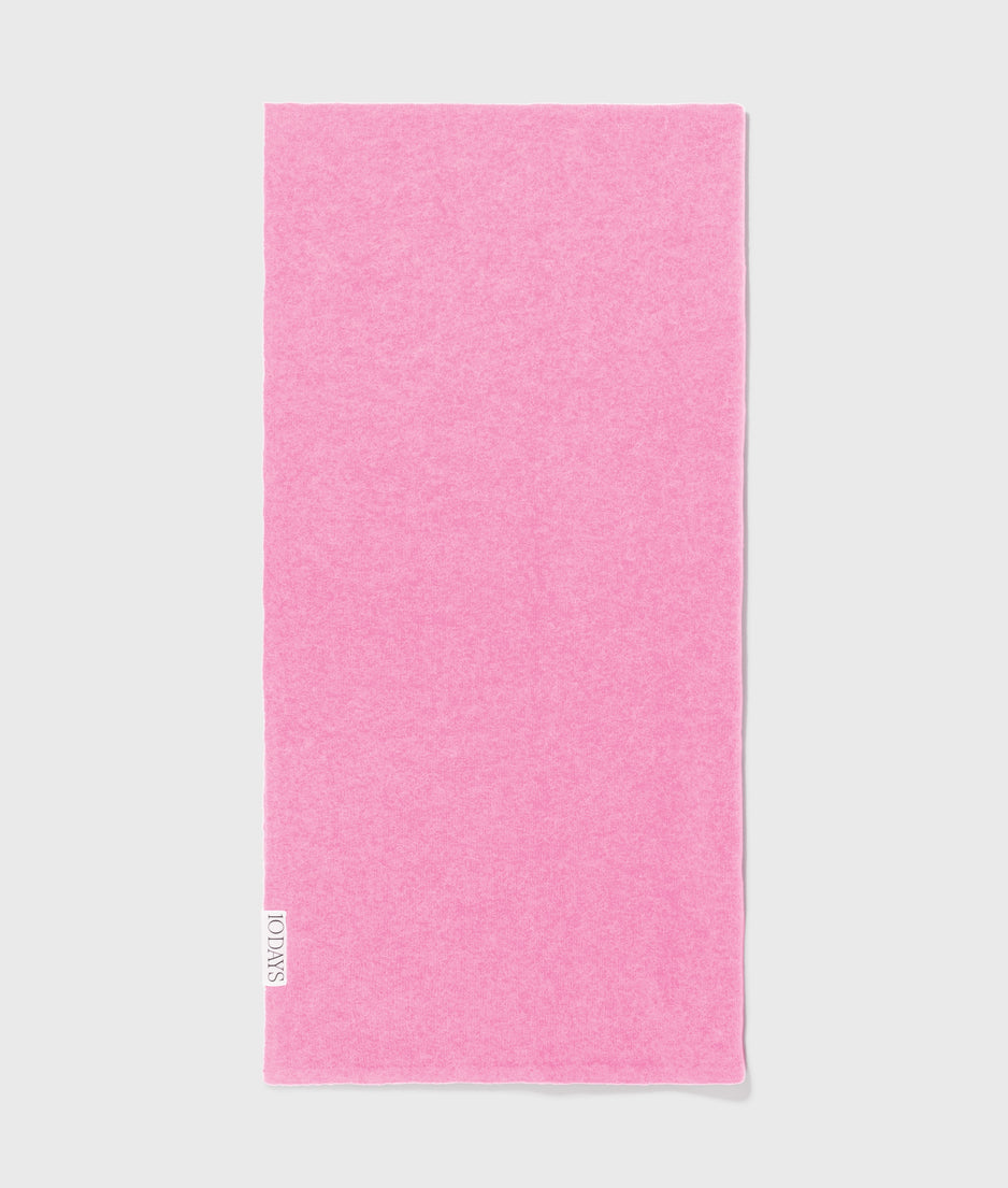 scarf soft knit | pink