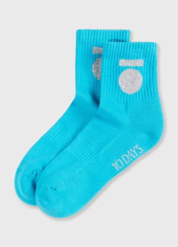 socks medal | laguna blue