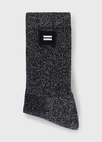 sock label | black