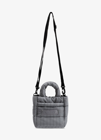 padded bag pinstripe | graphite