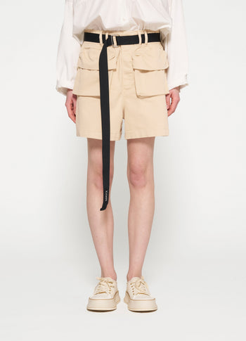 utility shorts | natural