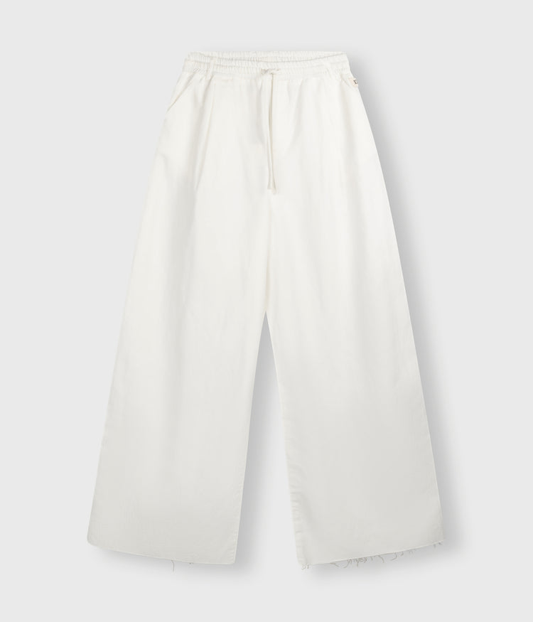 THE WIDE LEG PANTS | ecru