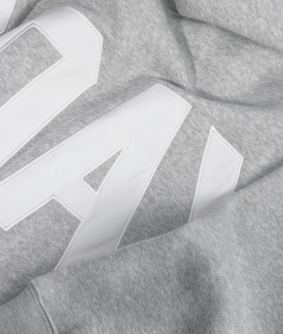 THE STATEMENT LOGO HOODIE | light grey melee