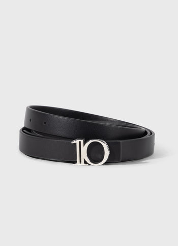 THE MONOGRAM BELT | black