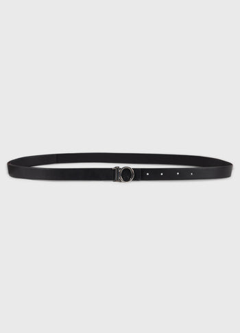 THE MONOGRAM BELT | black