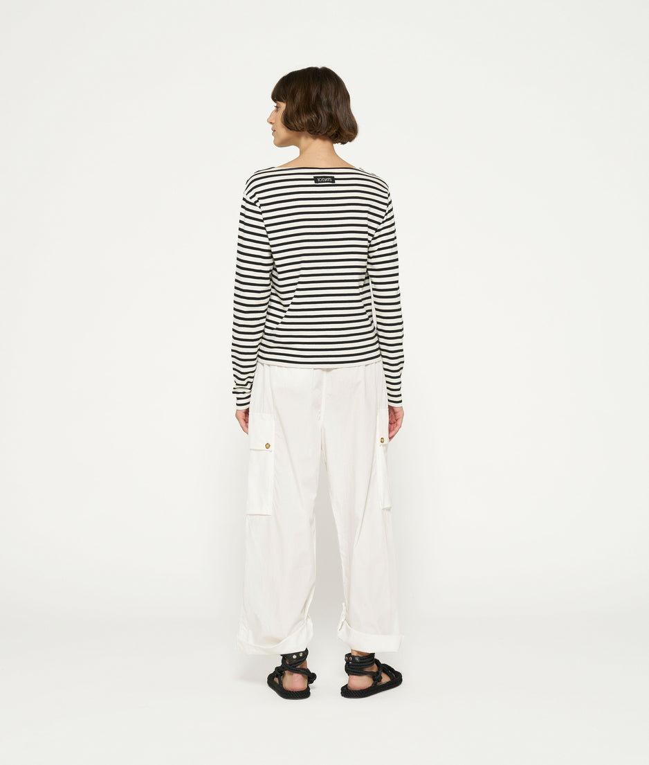 loose utility pants | ecru