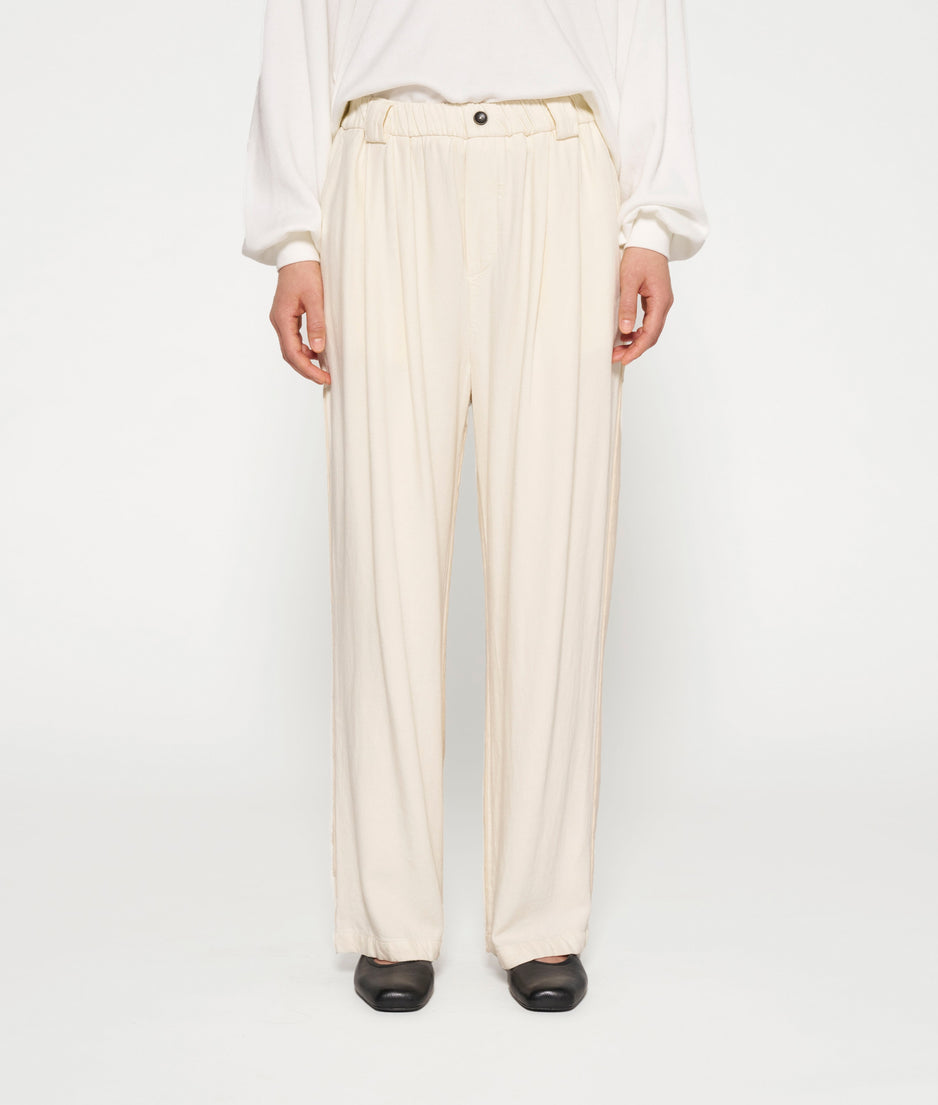 wide pants | light natural