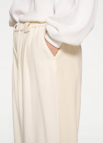 wide pants | light natural