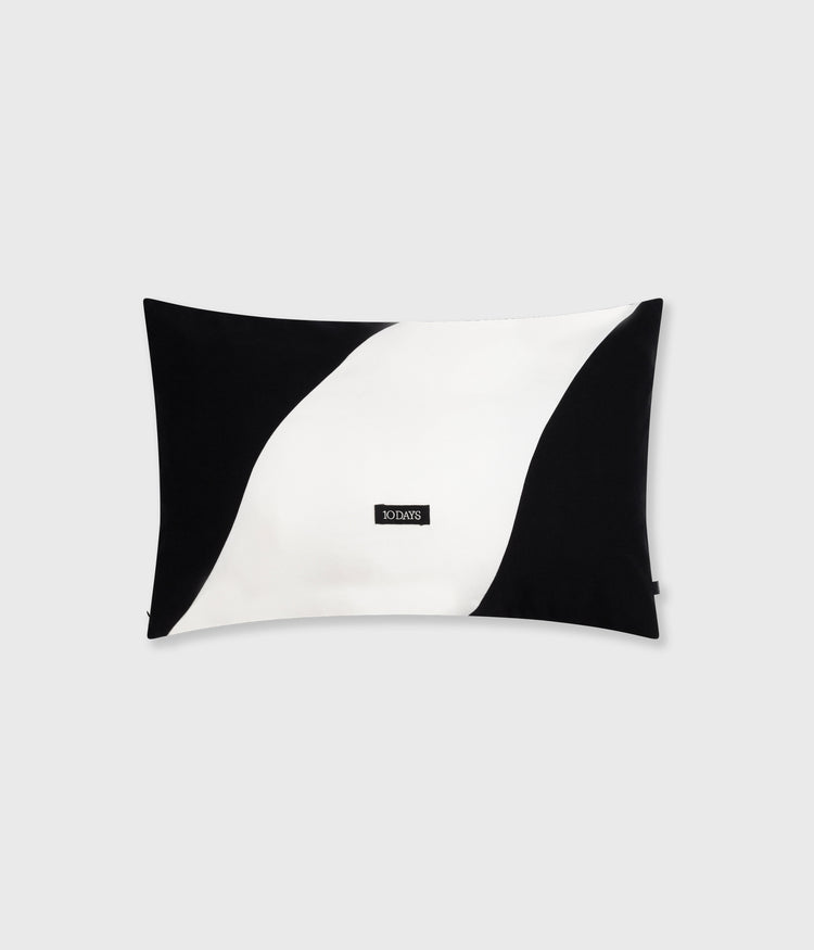 pillow double stripe 40x60 | black/ecru