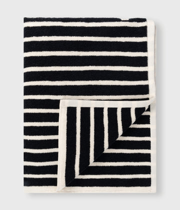 towel stripes | black/ecru