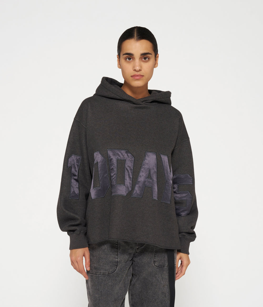 statement logo hoodie | antra melee