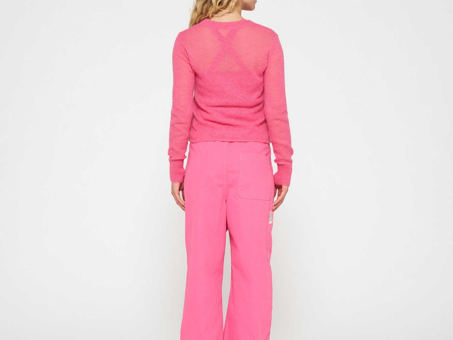 workwear pants | bright pink