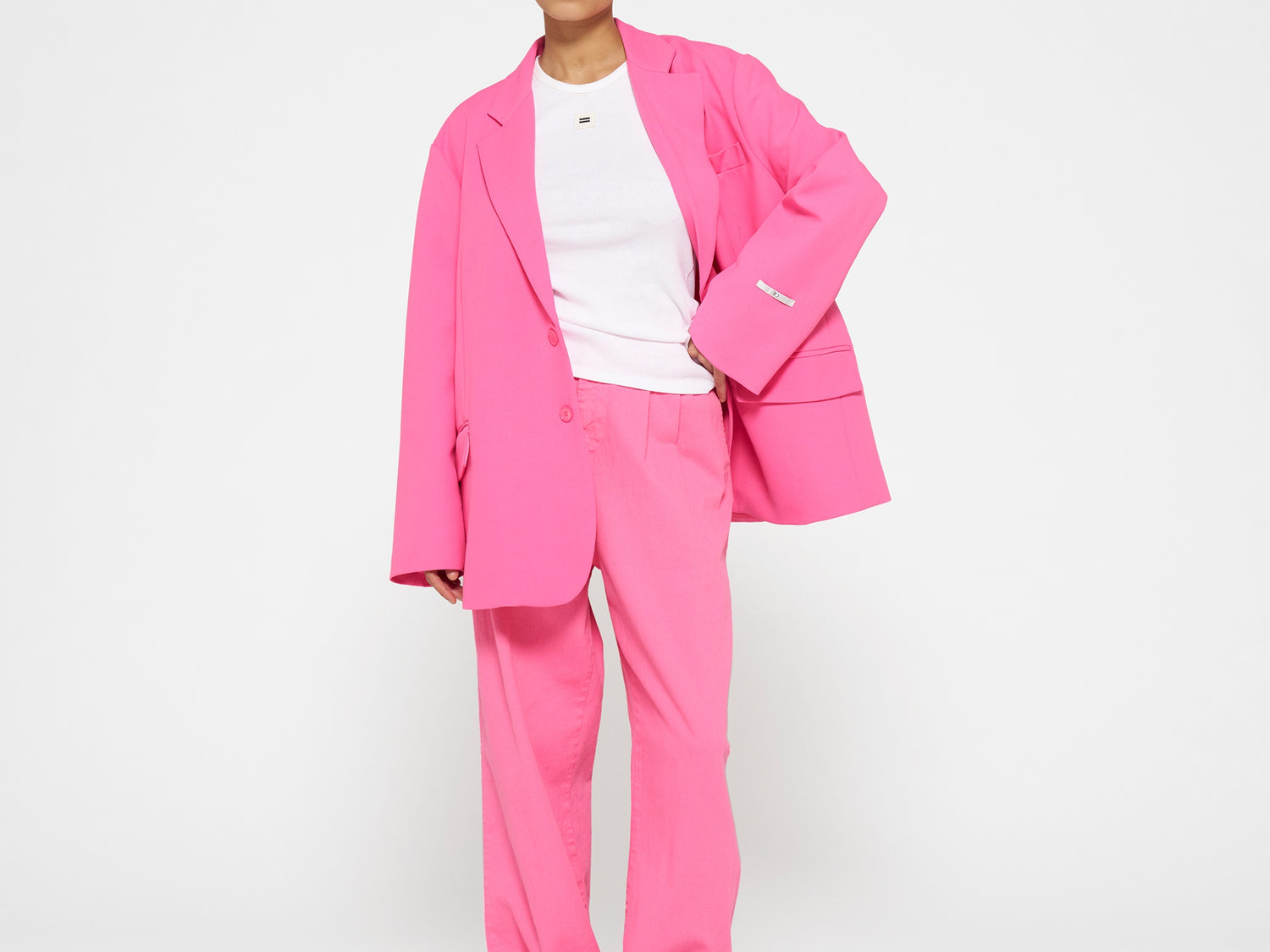 the power pants | bright pink