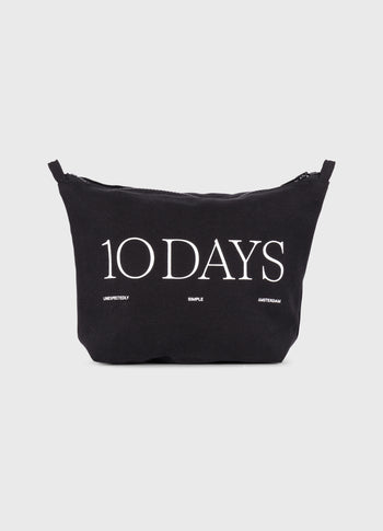 canvas 10DAYS pouch | black