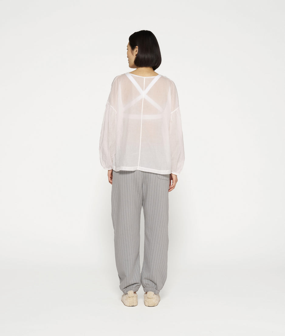 balloon sleeve blouse | ecru