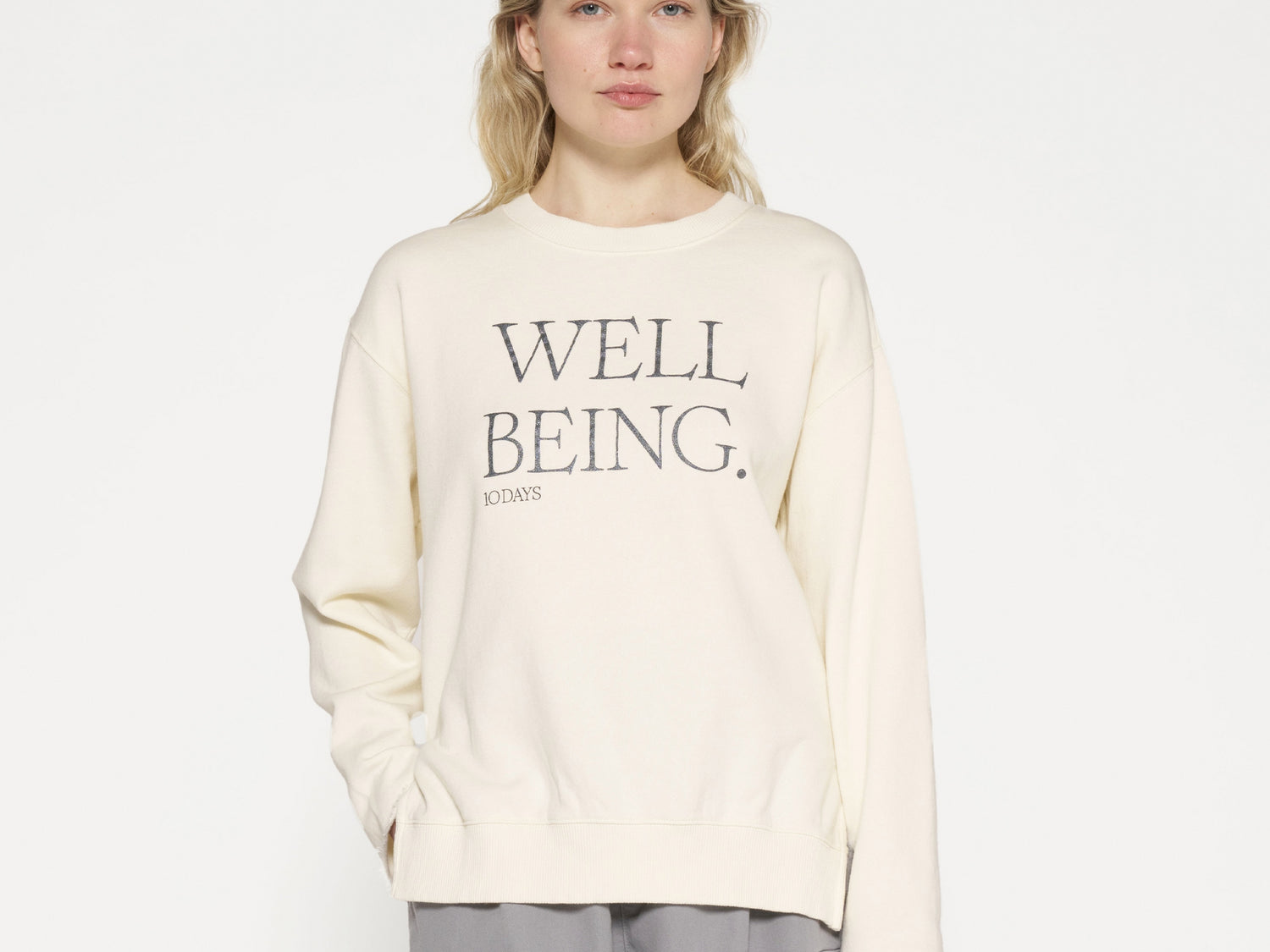 easy sweater well being | light natural