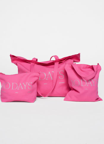 canvas 10DAYS shopper | bright pink