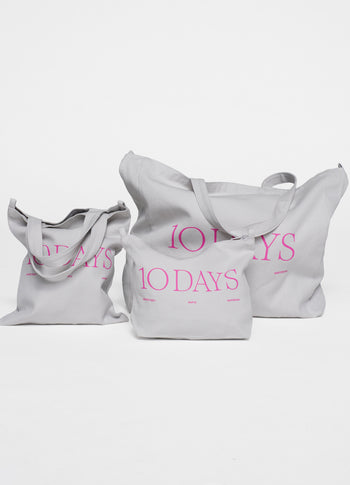 canvas 10DAYS shopper | stone