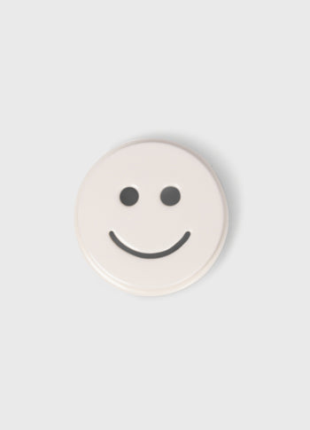 scented candle + happy lid white | multicolor